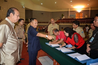 Pemprov Laksanakan Penandatanganan Kontrak Proyek